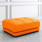 citrus color rectangle footstool